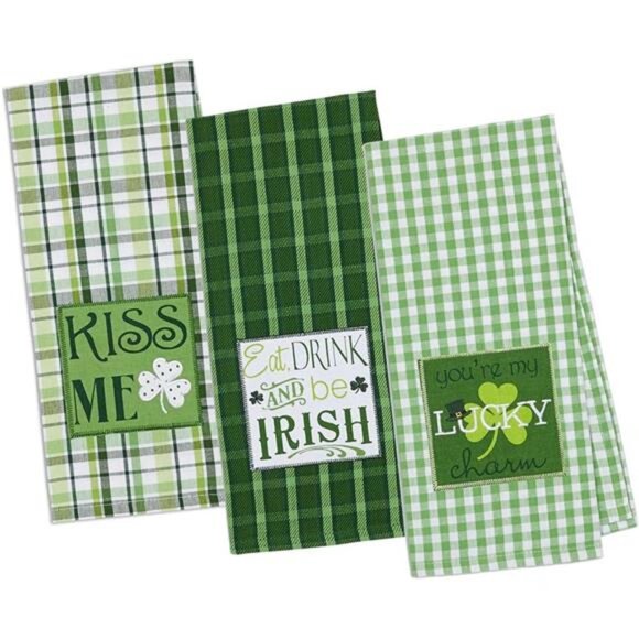 St. Patrick's Day Kitchen Collection, St. Patty's Day, Dishtowel Set - Picture 1 of 7